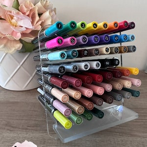 Small Paint Pen Organizer  - Tooli-Art Pen -  Paint Pen Holder SVG - Holds 64 Fine Point Pens ***DIGITAL File Only***