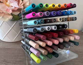 Small Paint Pen Organizer  - Tooli-Art Pen -  Paint Pen Holder SVG - Holds 64 Fine Point Pens ***DIGITAL File Only***