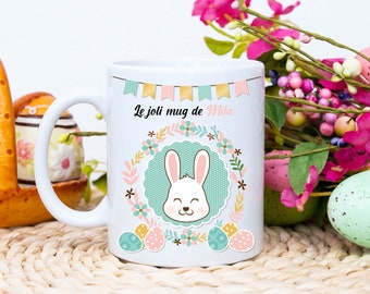 Mug Lapin et oeufs de Pâques