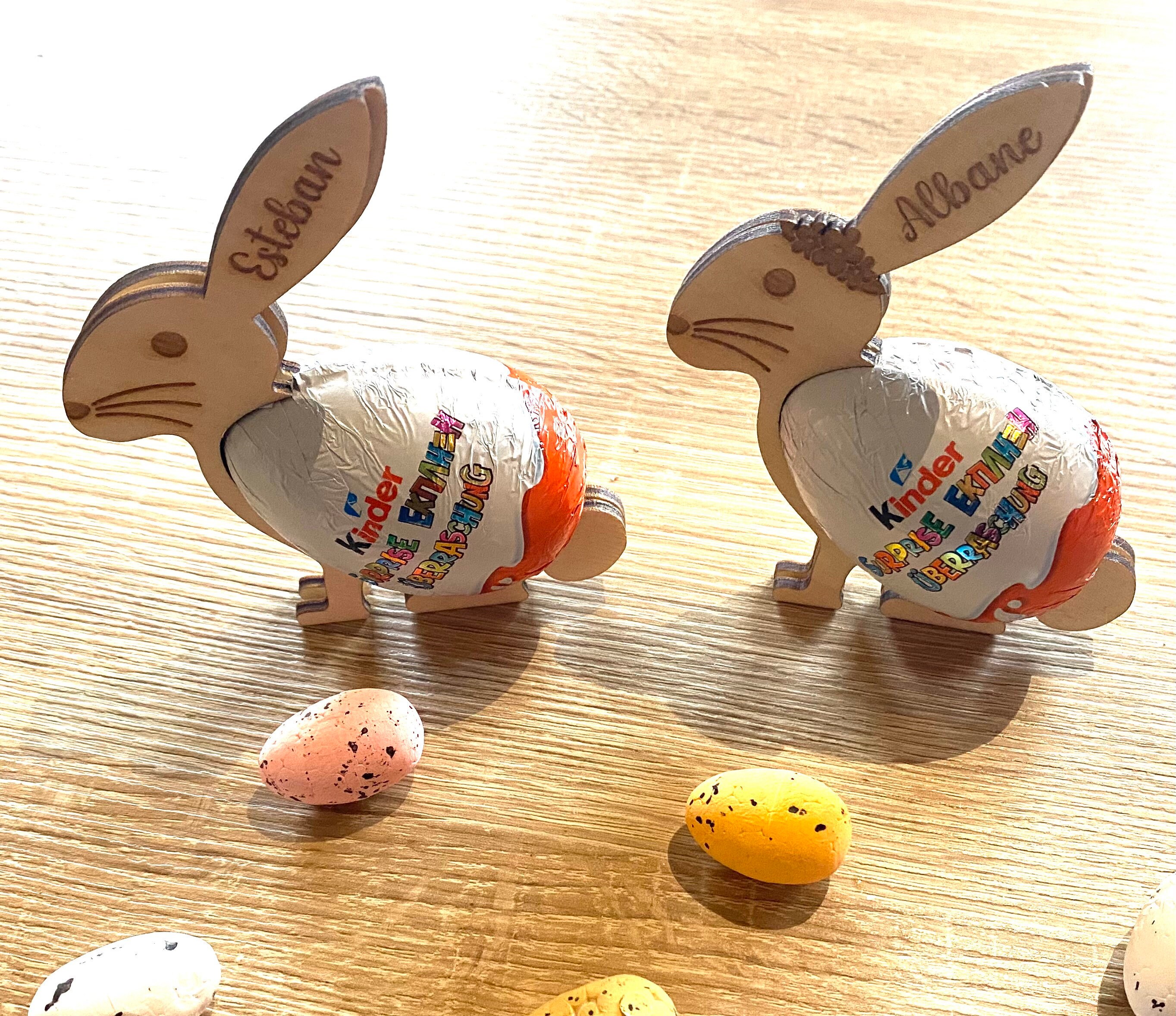 Décoration de Pâques/Présentoir à Oeuf Lapin Pâques