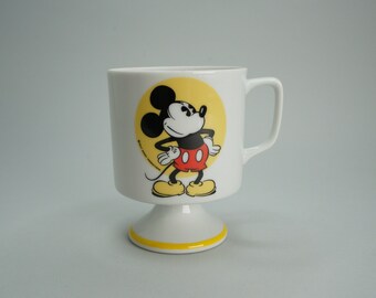 Vintage Walt Disney Productions Mickey Mouse Footed Mug