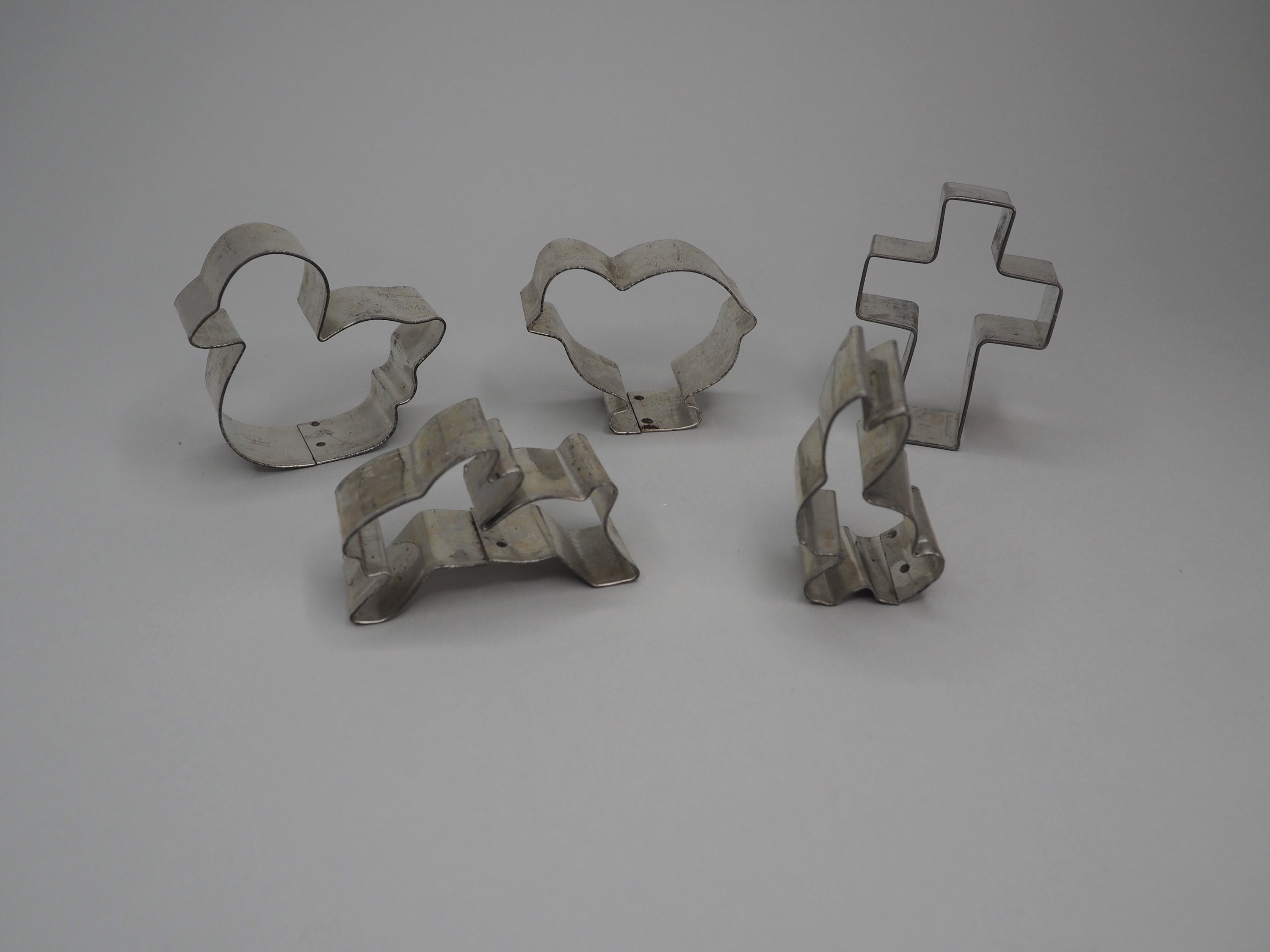 Vintage Metal Cookie Cutters Easter Themed Box Set Etsy