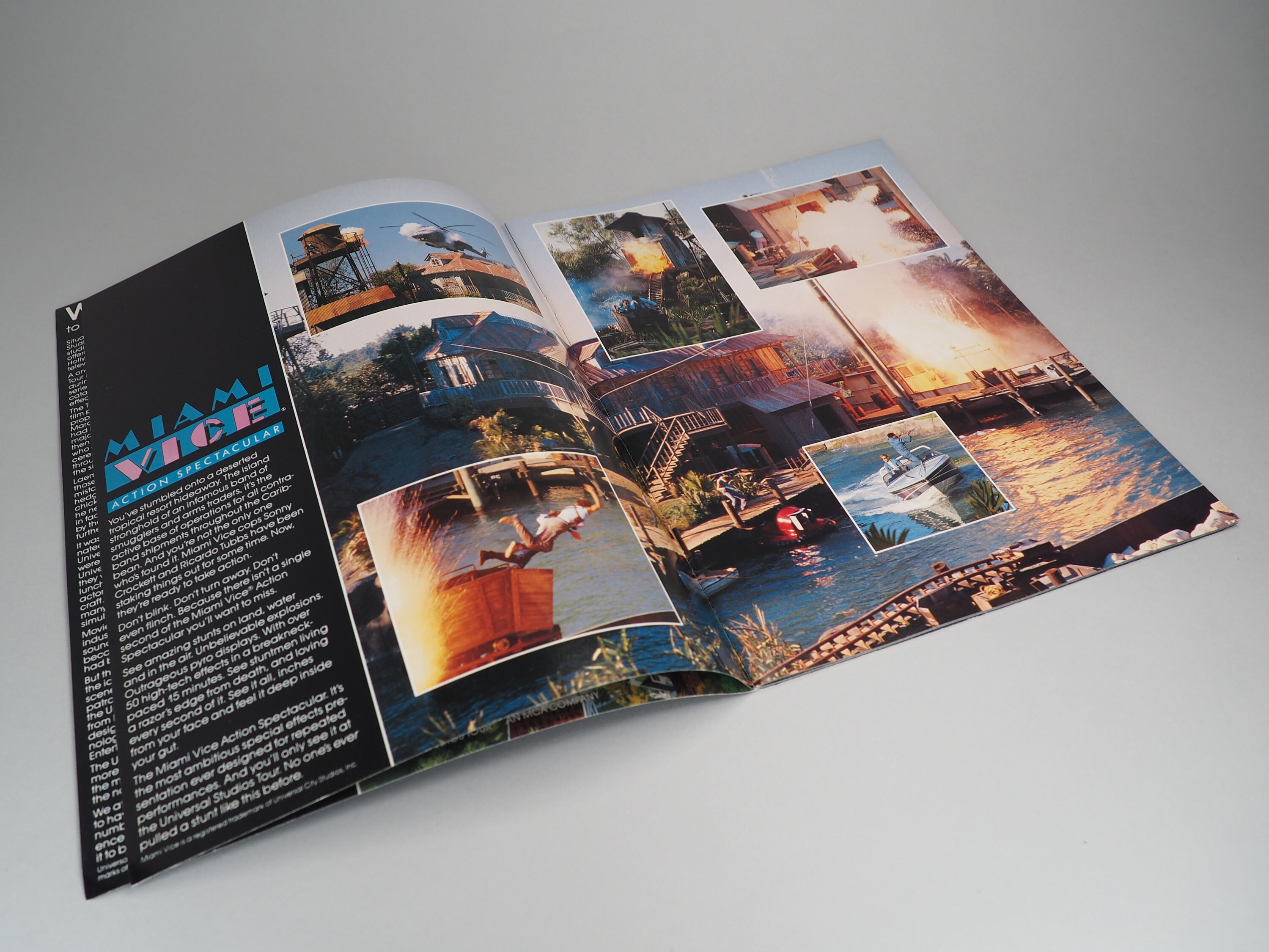 Vintage 1980s Universal Studios Hollywood & Florida /tour Guide