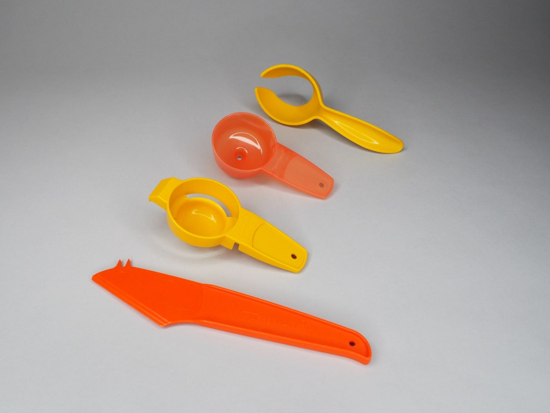 Vintage Tupperware Gadgets Lot / Egg Separator / Egg Lifter / Small