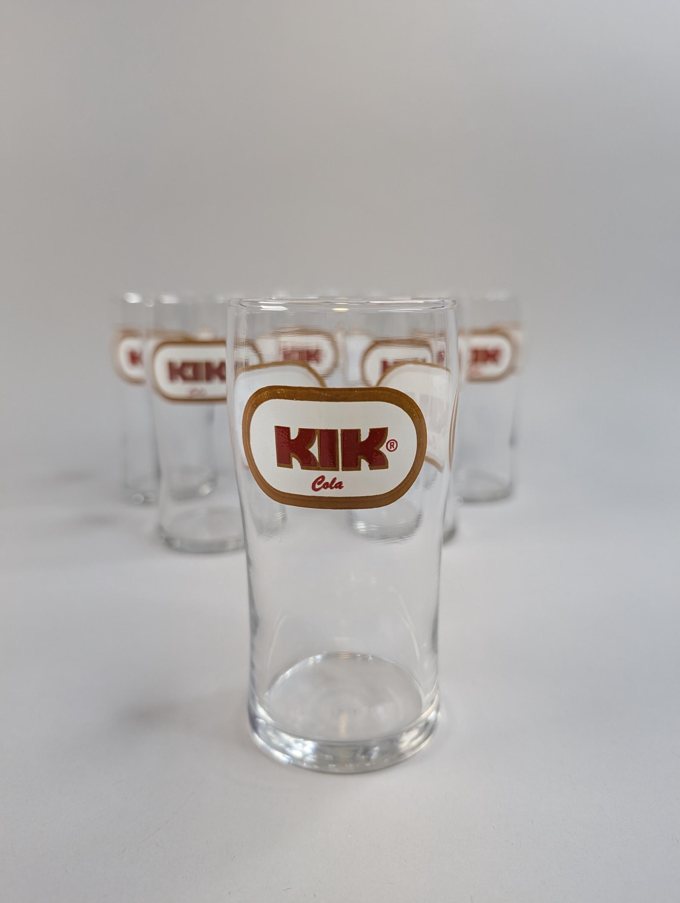 Vintage Original Kik Cola 'Canada's Own Cola' Advert Promo Tumbler Glass