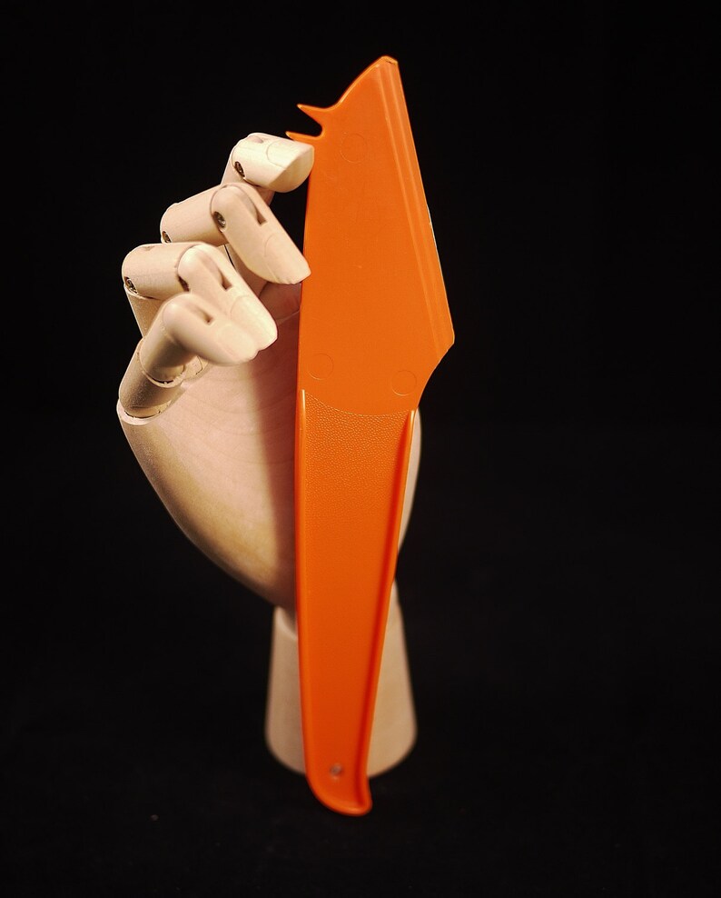 Vintage Tupperware Orange Cheese Knife 12231 Etsy