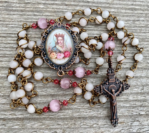 Wire wrapped rosary sale