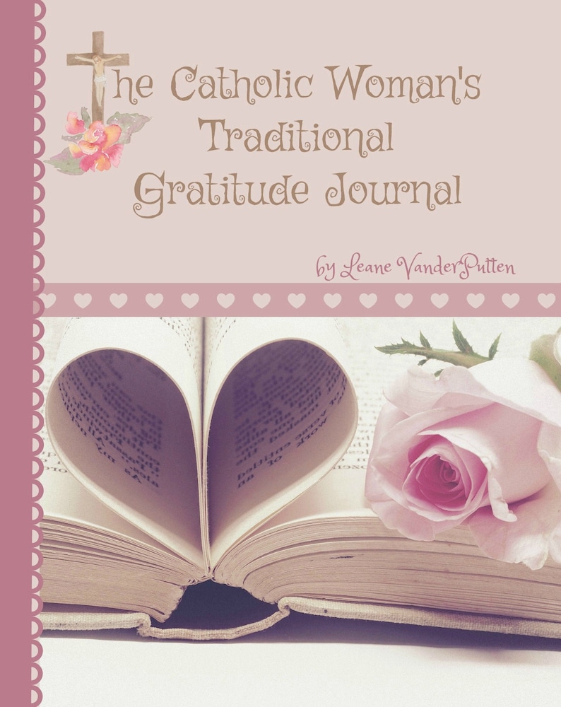 The Catholic Woman's Traditional Gratitude Journal image 1