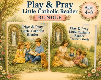 Play and Pray Little Catholic Reader and Teacher's Guide Bundle