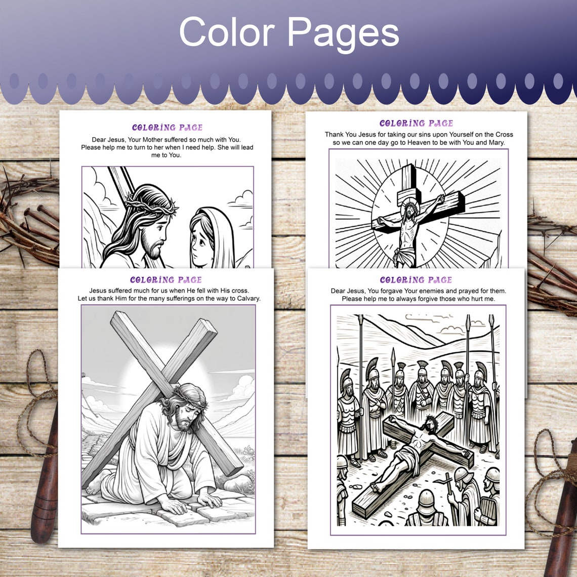 A Bundle of Printable Lenten Activities for Your Children ~ A Journey ...