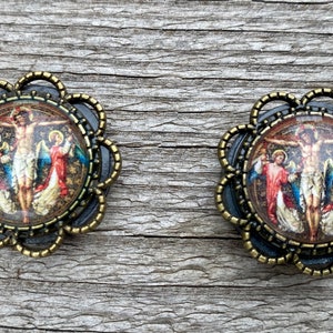 Religious Magnets! Beautiful Precious Blood Magnets! Handcrafted.