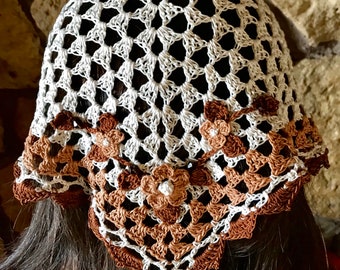 Girl's Lovely and Lacey Crocheted Veil