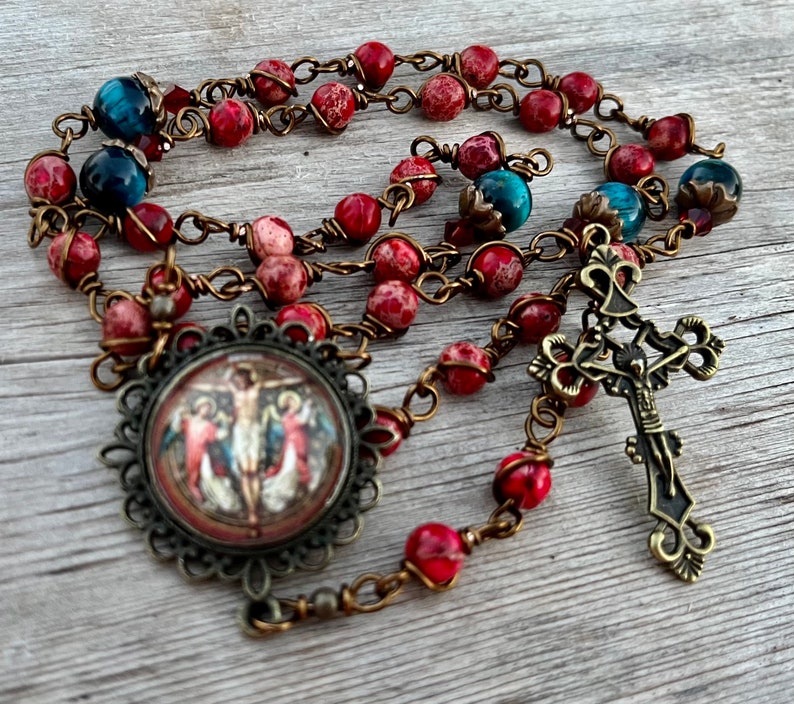 Precious Blood Chaplet ~ Wire-wrapped, Beautiful and Durable! ~ Prayer ...