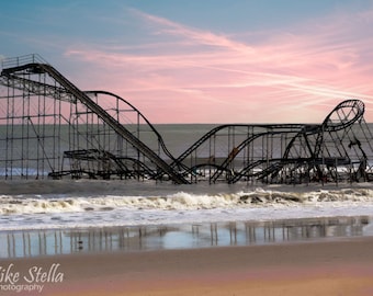 Jetstar Coaster, Jersey Shore, Seaside Heights, N.J., NJ Photos, Fine Art Print