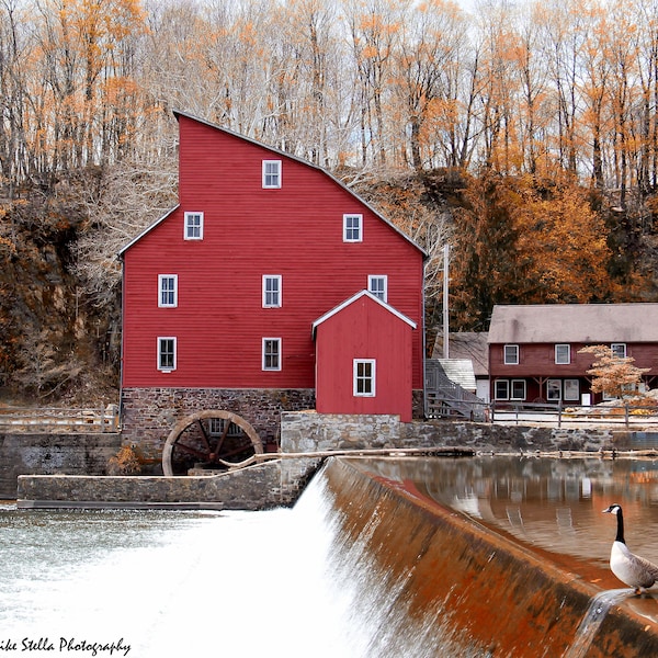 Hanging At The Mill, Clinton Red Mill, Fall, Nature, NJ, Fine Art Photos, historic landmark, fall photos, wall art, wall decor