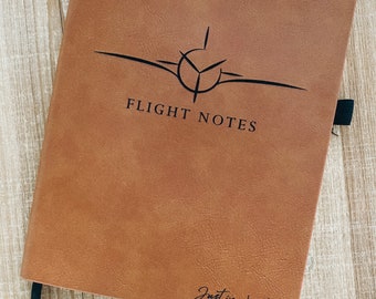 Personalized Aviation Journal - personalized gift , national park, camping, outdoor, gift, adventure, Wilde Nomad, pilot, airplane gift