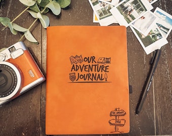 Personalized Adventure Journal - personalized gift , national park, camping, outdoor, gift, adventure, Wilde Nomad, goals, planner, 2024