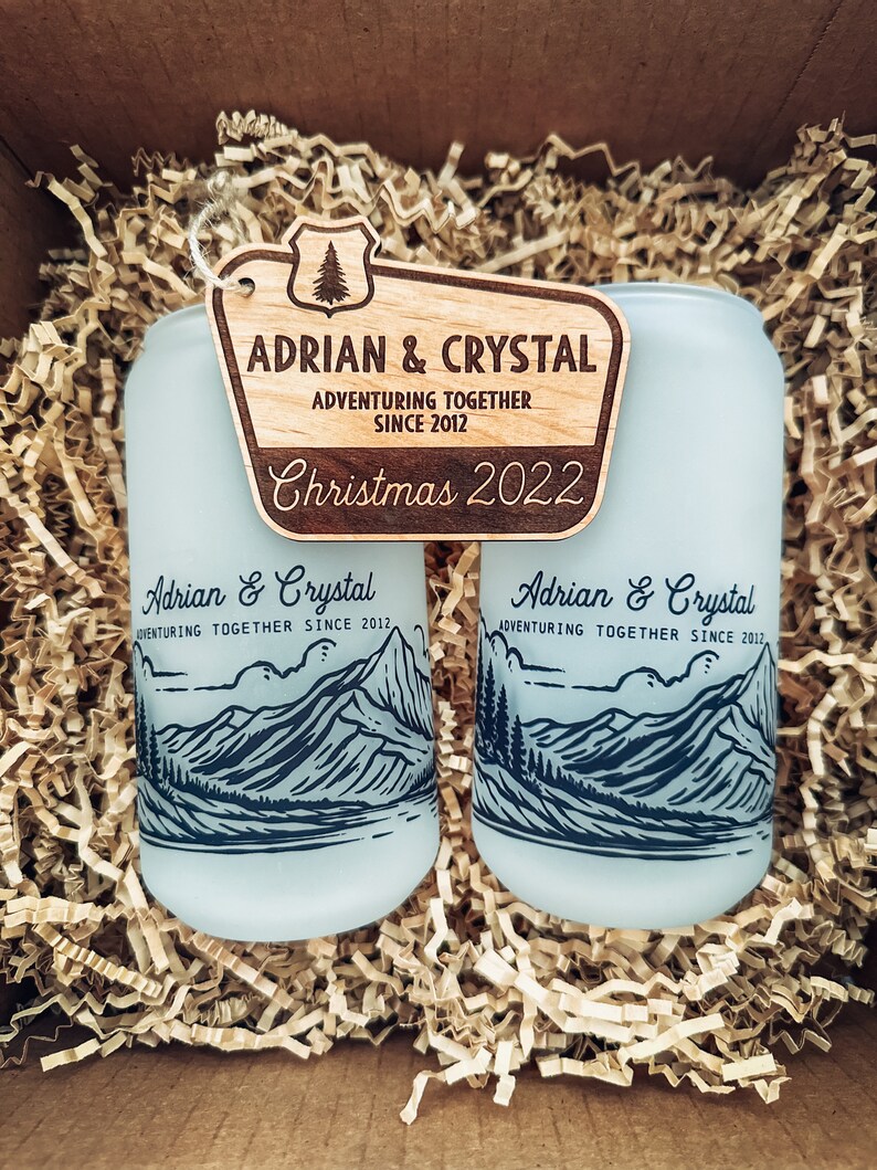 Personalized Glasses/ornament Gift Box Priority Shipping Etsy