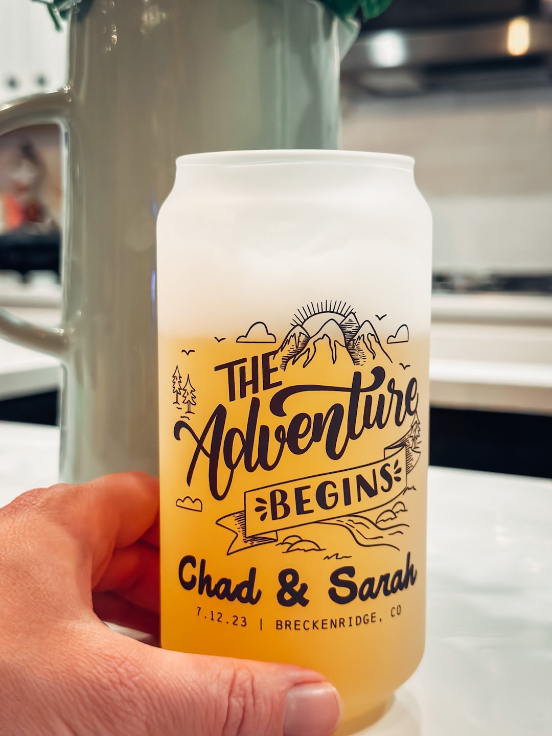 Personalized Beer Glass- 18 Oz. Beer Glass -pint, Camping, Outdoor ...