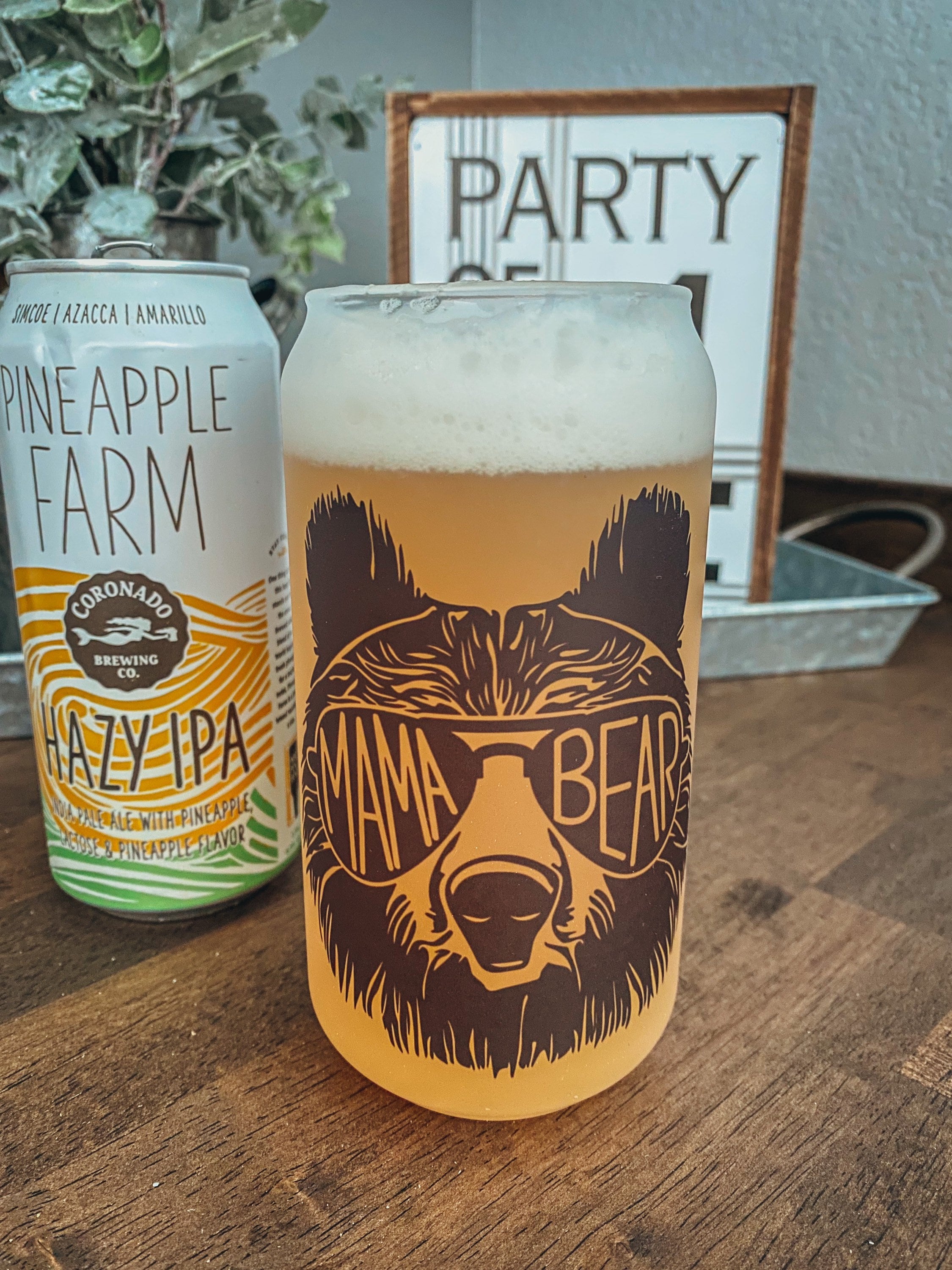 BACK IN STOCK 8/19 - 18 oz. Beer Glass- beer glass, pint, camping, ou…