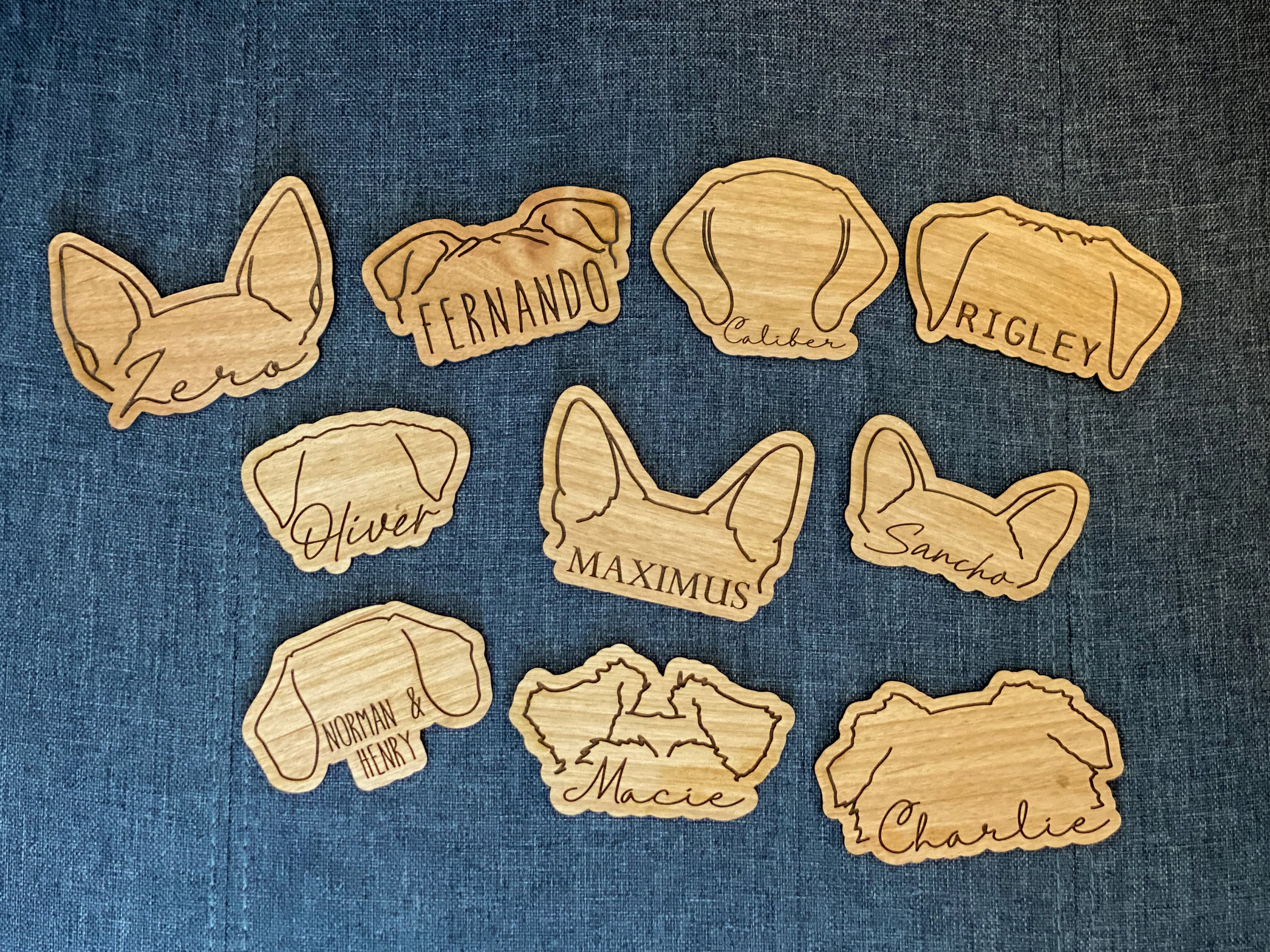 Personalized Dog Magnet , personalized gift , national park, camping, outdoor, dog mom, dog gift, Wilde Nomad, dog, magnet, national forest