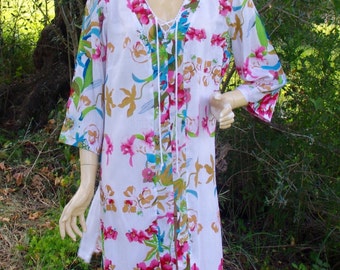 Floral Tunic Loose Tunic Fashion Tunic Womens Tunic Maternity Large Tunic Summer Dress Tunic Top Tunic Dress Bohemian Tunic Ethnic Dress