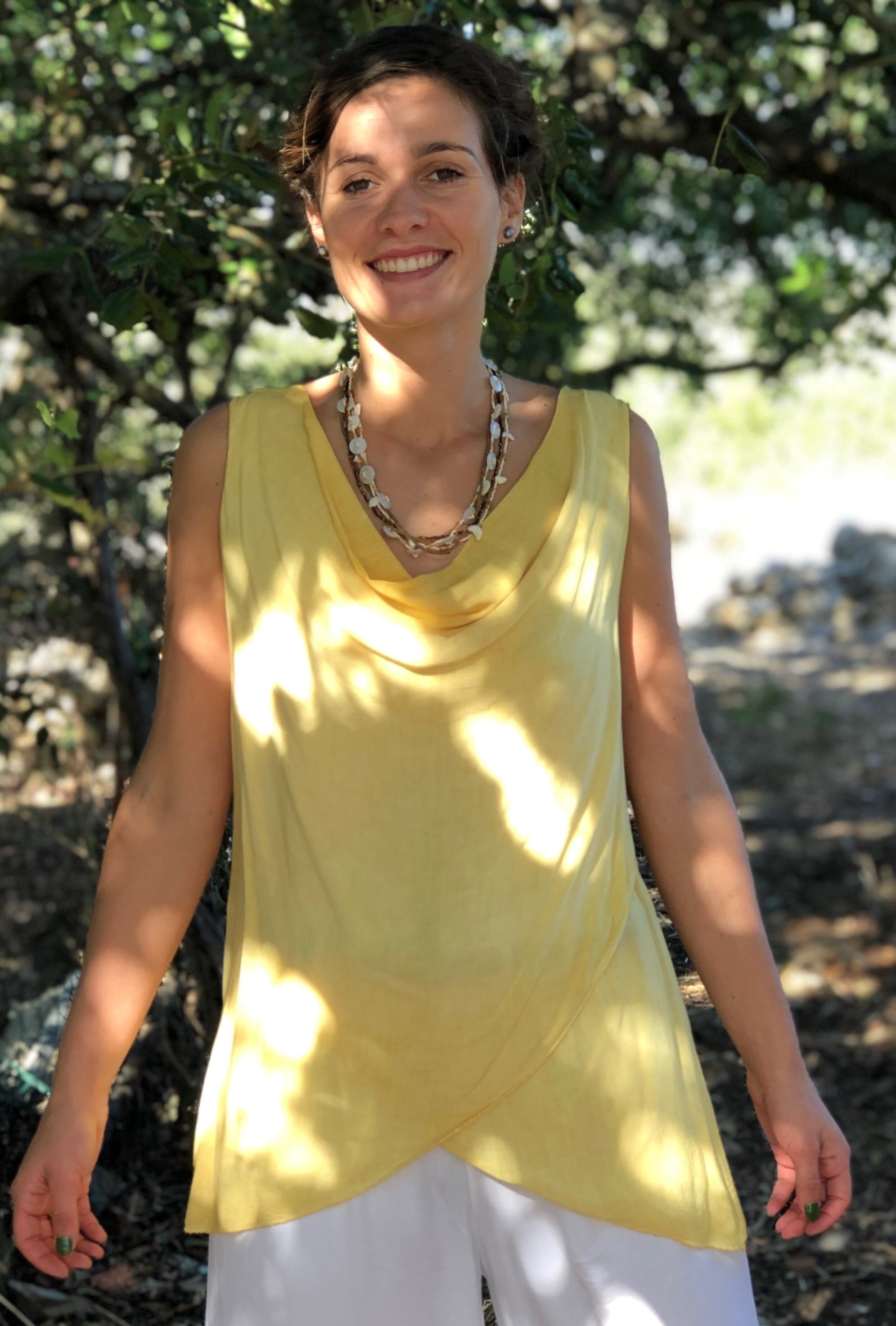 Tシャツ・カットソー ETRO Women Tunic Tops WRJB0026 99IAB08 X0867 Yellow Etro Women's Clothing SS25 | GIGLIO.COM