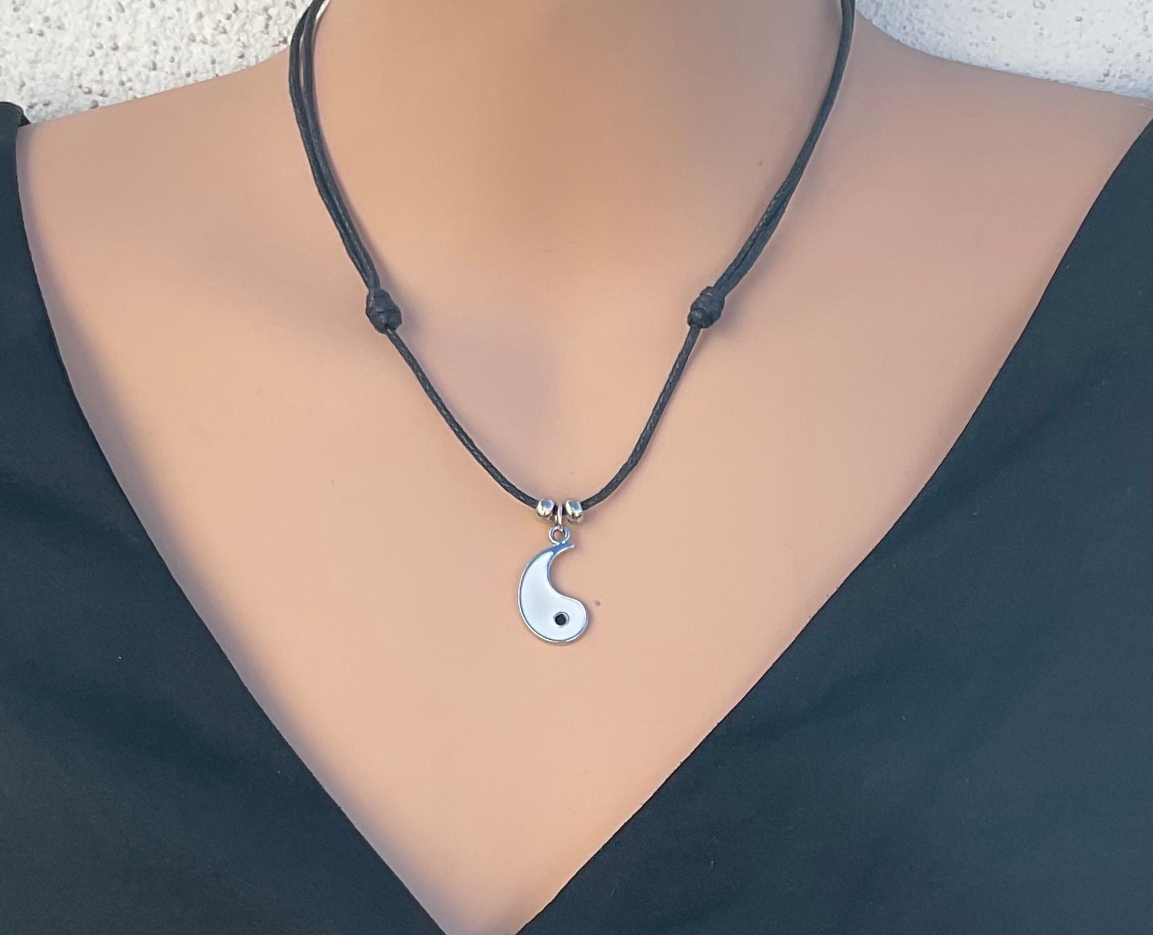 Yin Yang Pendant Yin Yang Necklace Best Friends Forever | Etsy