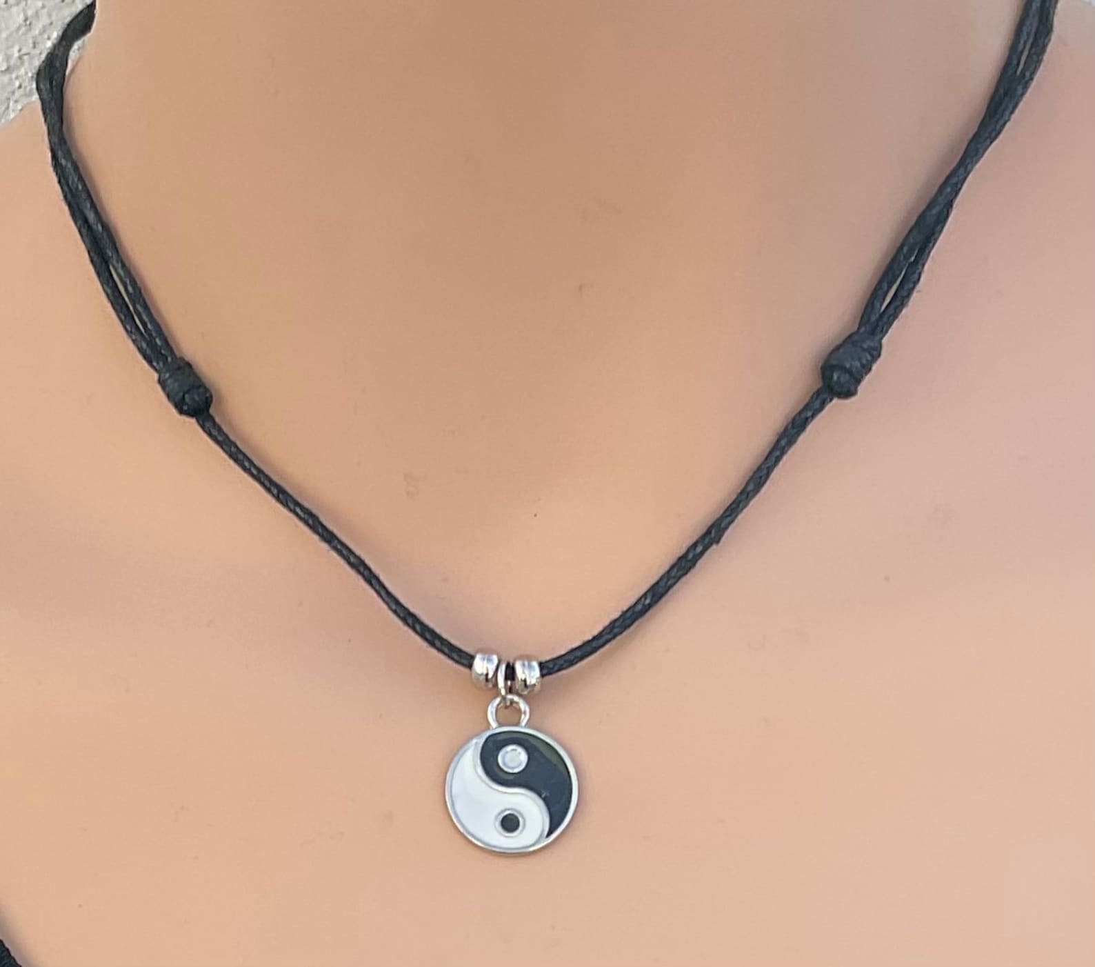 Colgante Yin Yang, collar Yin Yang, hombres / mujeres colgantes Yin
