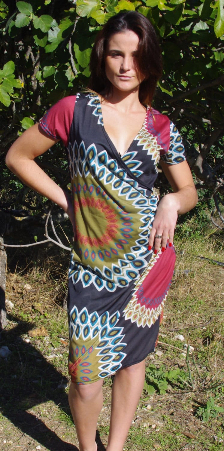 Abiti per donne estate abito tunico abito da parte tunic Tops Boho Abito Donna Abiti Etnico Abito Hippie Abito