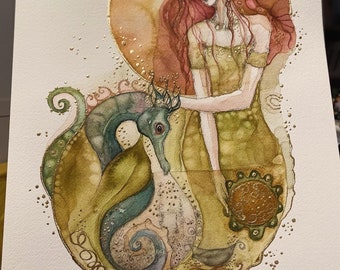 Die Meerjungfrau und das Seepferdchen (Unser Frieden)