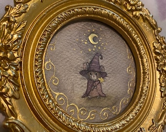 Mini Minikin giclee art print (Limited Edition ‘Willow Wizard’)