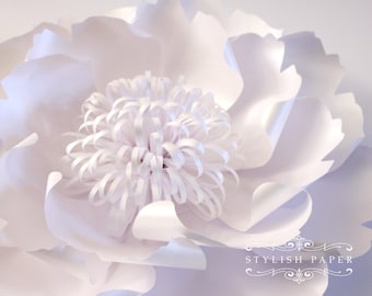 Luxury Shimmer Paper Flower - Large paper flower -  Flower wall - Wedding decor - Event decor - Flower backdrop