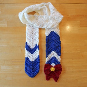 Anime Bow Crochet Scarf
