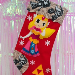 Elf Princess Christmas Stocking