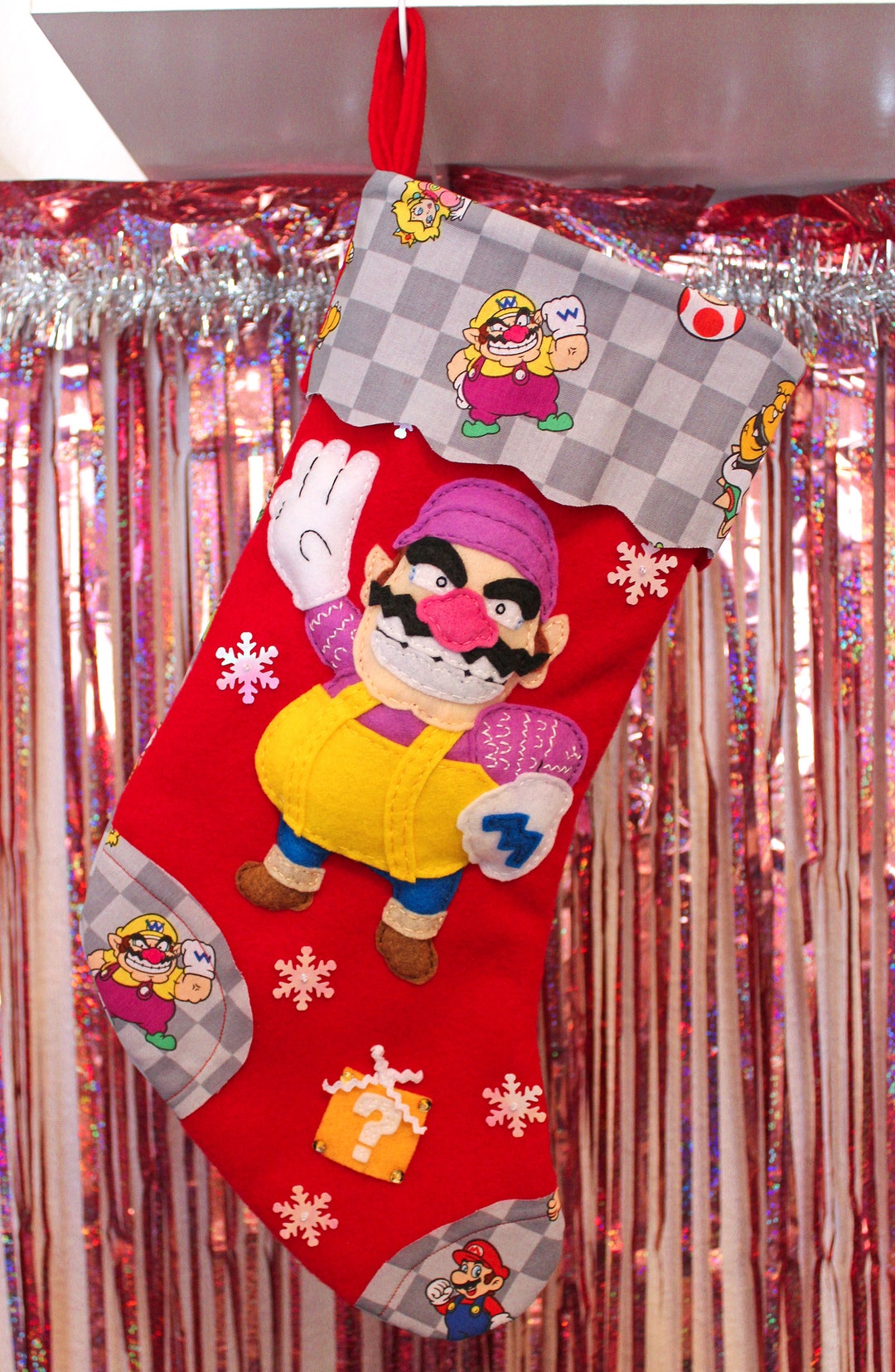 Video Game Christmas Stocking Etsy