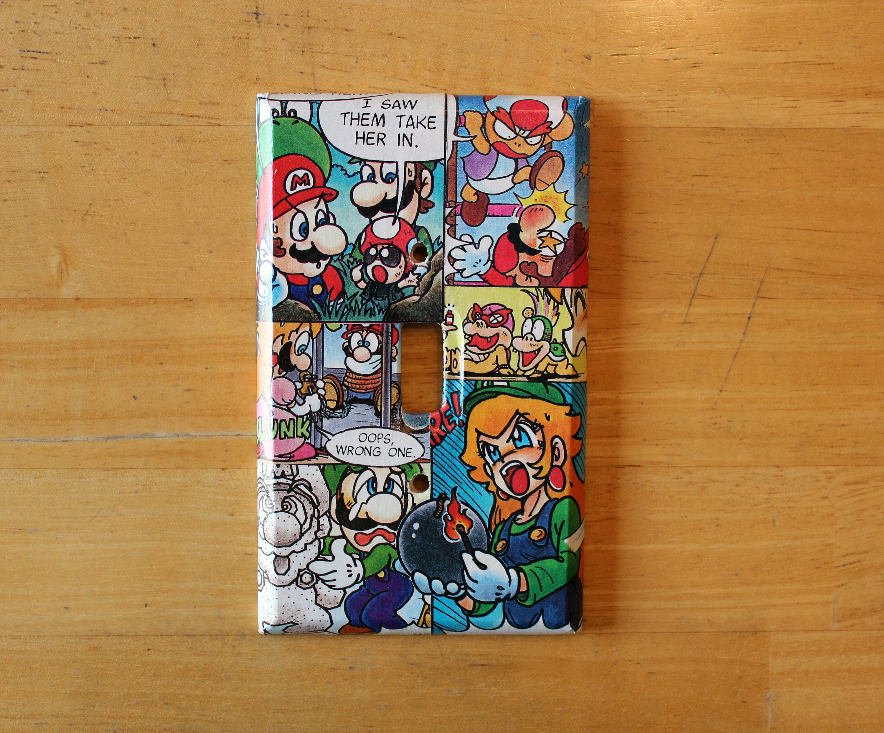 Super Mario Light Switch Cover Etsy