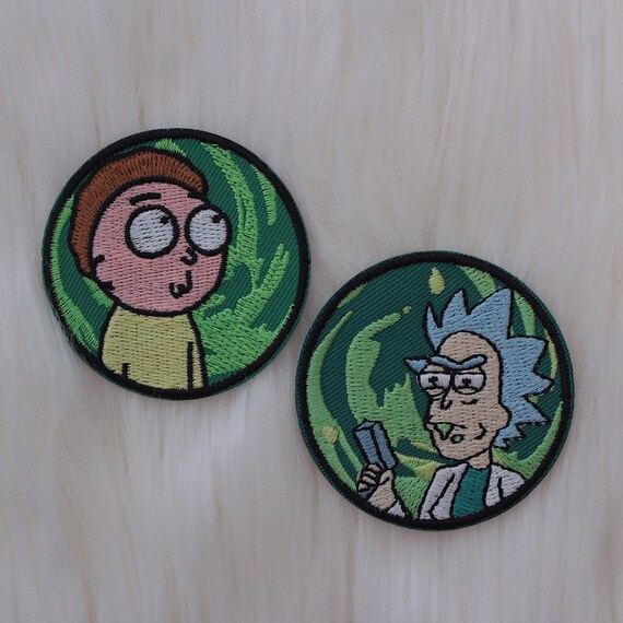 Rick /& Morty Rick Sanchez Iron-On Patch