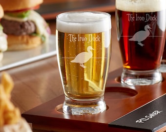 beer tasting glasses etsy