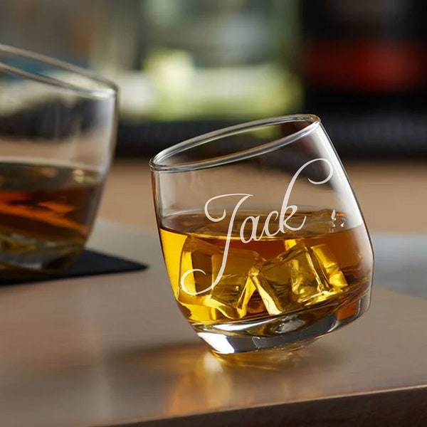 Engraved Rocks Glass - Etsy