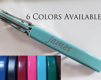 Sacacorchos de camarero (varios colores disponibles): personalizado, grabado, grabado a láser, con monograma, iniciales o inscripción.