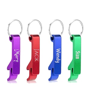 Bottle Opener - Keychain - Personalized, Engraved