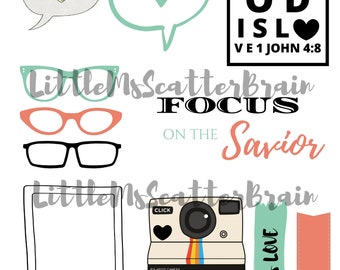 Book of Mormon/Bible Journaling Printable Focus on the Savior