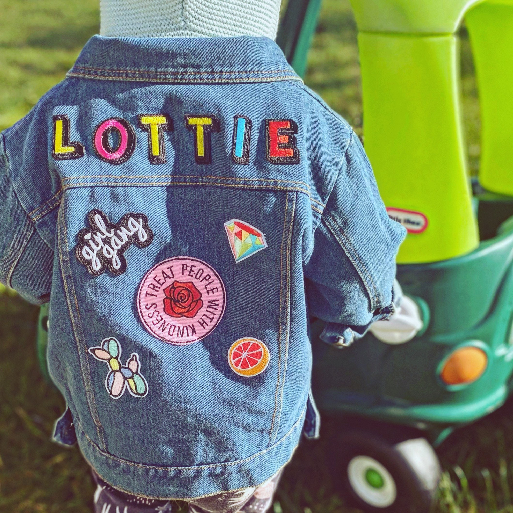 Custom made personalised denim jackets  Customised denim jacket, Jacket  badge, Unique denim jacket