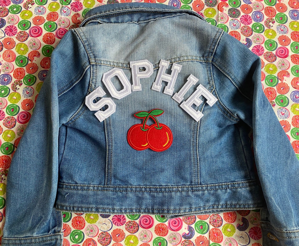 Veste En Jean Personnalisée Pour Enfant - Denim Jacket Kids, Neuve Avec étiquettes, Taille à Préciser