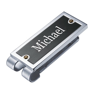 Money Clip Engraved, Engraved Stainless Steel Money clip, Groomsmen Money clip, Groomsmen Gift, Birthday, Anniversary Gift VMC711