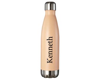 Personalized Water Bottle: Engraved 16oz Stainless Steel, Back to School