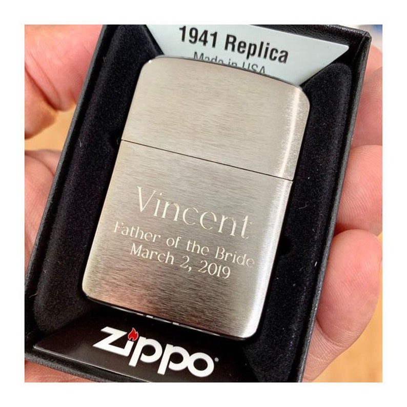 Zippo Lighter Engraved 1941 Replica Black Ice Zippo Lighter Etsy