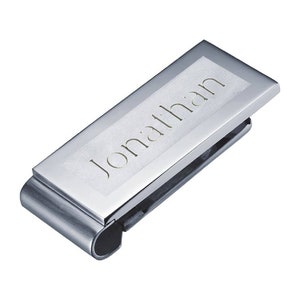 Money Clip Engraved, Engraved  Stainless Steel Money clip, Groomsmen Money clip, Groomsmen Gift, Birthday, Anniversary Gift VMC719