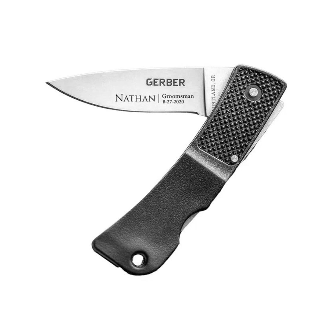 Gerber Ultralight Key Chain Knife Engraved, Peresonalized Keychain Knive, Letter Opener, Box